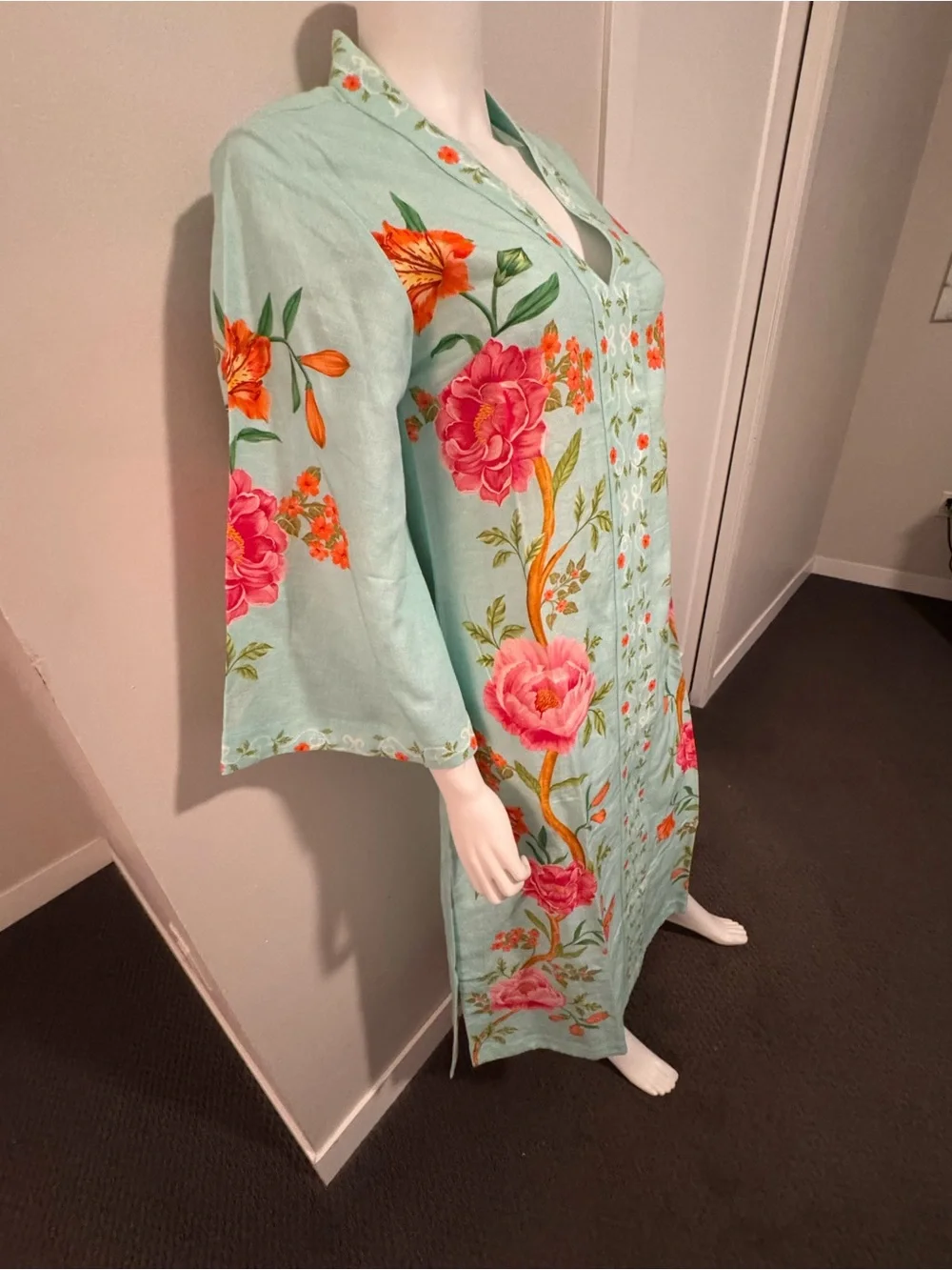 Verandah Linen Tunic Dress - NWT! - Picture 4 of 6